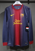 2012/13 Barcelona Home Long Sleeve Player Edition